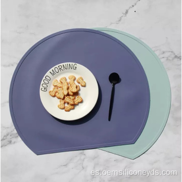 Placemat de goma lavable reutilizable